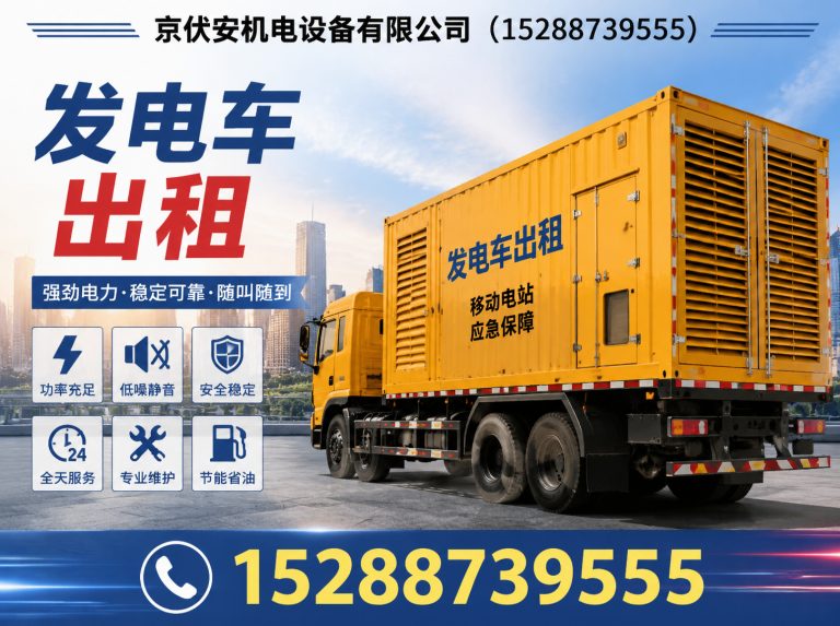 和田静音发电车租赁展示图